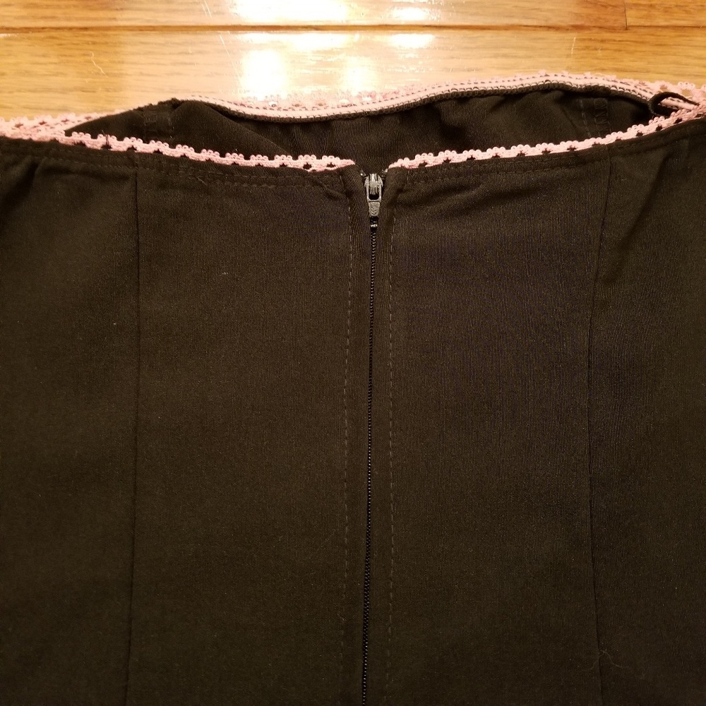 Black Strapless Dress - Picture 4 of 5